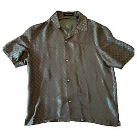 Camisa Louis Vuitton Monogram Fishnet Verde