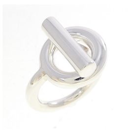 Bague Echappé Hermès Argenté