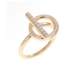 Hermès Bague Echappé PM Hermes Doré