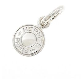 Pendente Hermès Clou de Selle Argento