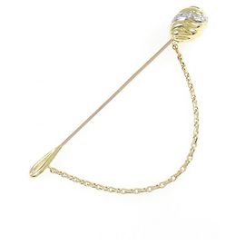 Spilla Cartier 750 Tre Colori D'oro
