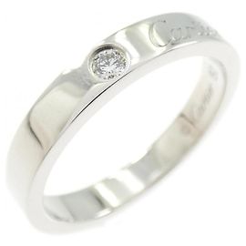 Cartier Platinum 950 Diamond Band Ring Other