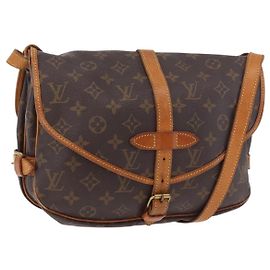 LOUIS VUITTON Borsa a Spalla Monogram Saumur 30 M42256 LV Auth 188083A Monogramma