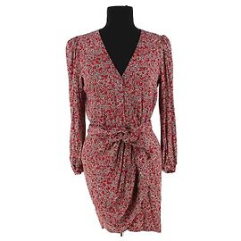 Vestido Ba&Sh bordeaux em viscose Bordeaux