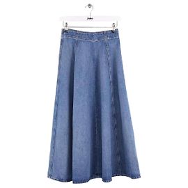 Gonna in cotone blu Ulla Johnson Blu