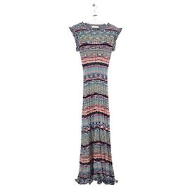 Vestido multicolorido Ulla Johnson Multicor