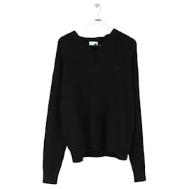 Autre Marque 3.Paradis Schwarzer Wollpullover Herren M Schwarz