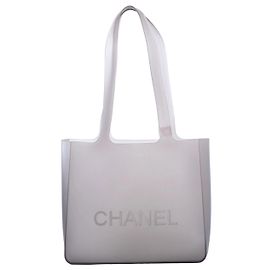 Tote Chanel Jelly Logo Grigio