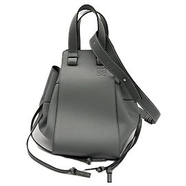 Loewe Soft Grain Calf Hammock Drawstring Handbag Brown