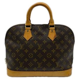 Sac à main Louis Vuitton Monogram Alma PM Noir