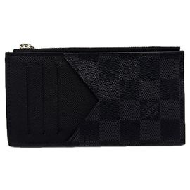 Louis Vuitton Damier Graphite Kartenetui Braun Schwarz