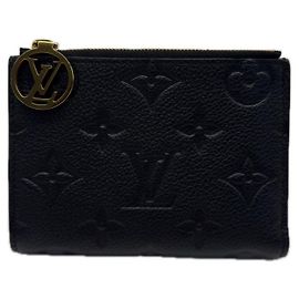 Portefeuille pliable Louis Vuitton Monogram Empreinte Noir