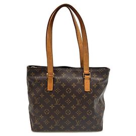 Louis Vuitton Monogram Cabas Piano Handtasche Braun