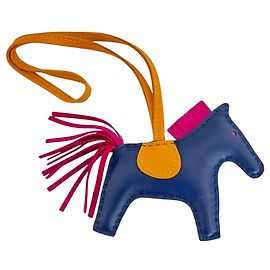 Hermès Charm per borsa Hermes Rodeo PM Blu Altro