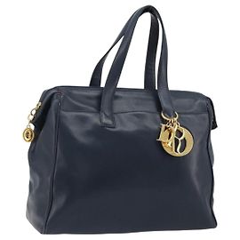 Christian Dior Pelle Vintage Blu navy