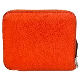 Hermès Hermes Azap Coin Case in Orange Epsom Leather Orange