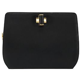 Salvatore Ferragamo Vintage Chain Leather Noir