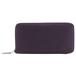 Hermès Hermes Azap Zip Around Epsom Long Roxo
