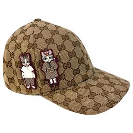 Gucci x Yuko Higuchi Japan Limited Collaboration Baseball Cap Brown Pink