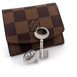 Louis Vuitton Brown and Silver Cufflinks Brown Silvery