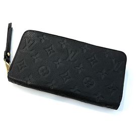 Carteira Zippy Monogram Empreinte Louis Vuitton Preto