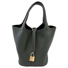 Hermès Bolsa Hermes Picotin Lock PM Verde