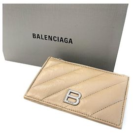 Tarjetero largo Crush de Balenciaga Beige
