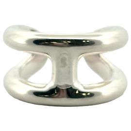 Anillo Hermès Osmos PM de plata Plata