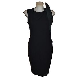 Robe midi en coton extensible RED Valentino noire Noir