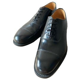 Church's Consul Stringate Oxford Pelle Nera UK 6.5 Nero