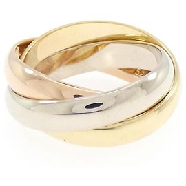 Anello Cartier Trinity in oro rosa bianco e giallo 18K Altro