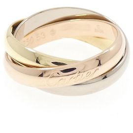 Bague Cartier Trinity en or blanc rose et jaune 18K Autre