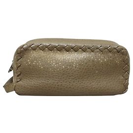 Pochette en cuir Toro Bottega Veneta Marron