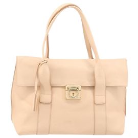 Bolsa Salvatore Ferragamo Sookie de couro Médium Rosa