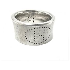 Hermès Bague Hermes Eclipse Ruban Argenté