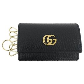 Gucci Petit Marmont Key Case Black
