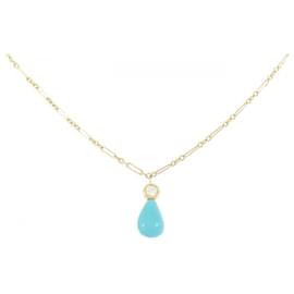 Collier turquoise Christian Dior Autre