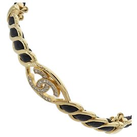 Chanel ABE726 Choker Nero e Oro Nero D'oro