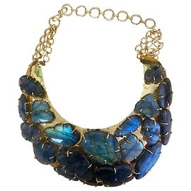 Autre Marque Dilip Jindal - Bijoux Couture - Colar com pedras de labradorite Outro