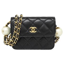 Chanel AP4010 Handbag, Clutch, Shoulder Bag Black