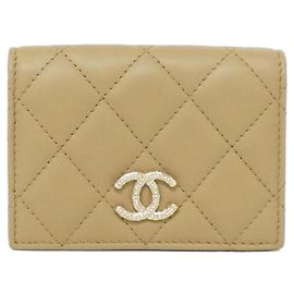 Chanel Beige Card Case AP4733 Beige
