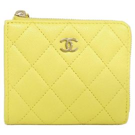 Cartera Chanel Timeless Classic Line Amarillo