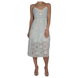 Paul & Joe Sister Spitzenkleid Grau Grau