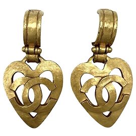 Orecchini Chanel Vintage Gold Clip D'oro
