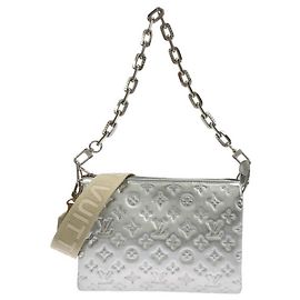 Borsa a Spalla Louis Vuitton Coussin PM M57913 Argento