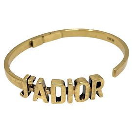 Christian Dior J'ADIOR Gold Bangle Golden