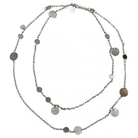Hermès Collar largo Hermes Sellier Confetti Plata Dorado