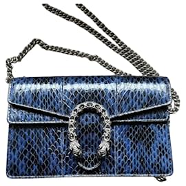 Gucci Dionysus Wallet on Chain Python Bleu Bleu