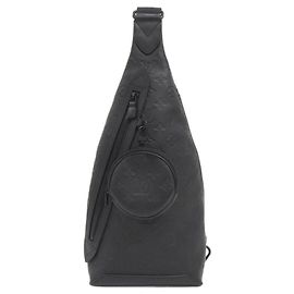 Louis Vuitton Monogram Shadow Duo Sling Bag Black