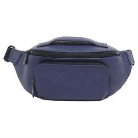 Borsa a tracolla Rush Monogram Shadow Louis Vuitton Blu Blu navy